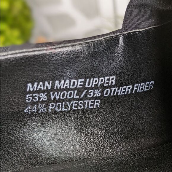 Rockport Black Wool Blend Fabric Career Chunky Loafer Heel - 9W (Wide) - Picture 9 of 10